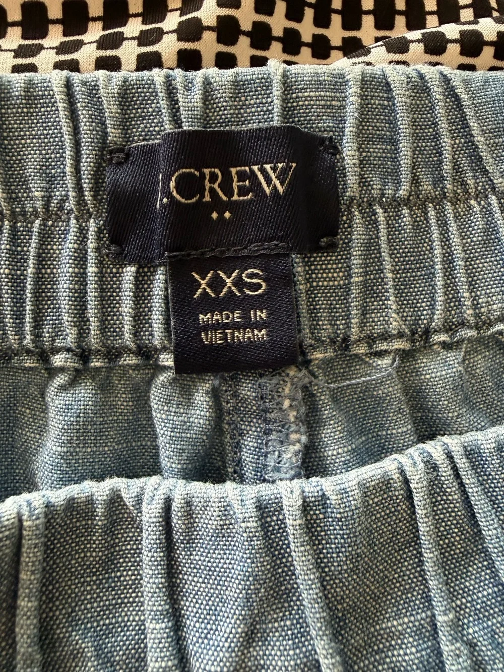 J. Crew Pull On Cotton Chambray Shorts Like New